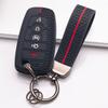Silicone Key Fob Cover with Matching Keychain Compatible with Ford F150 F250 F350 Explorer Edge Escape Fusion Mustang Expedition, Fits Ford Escape