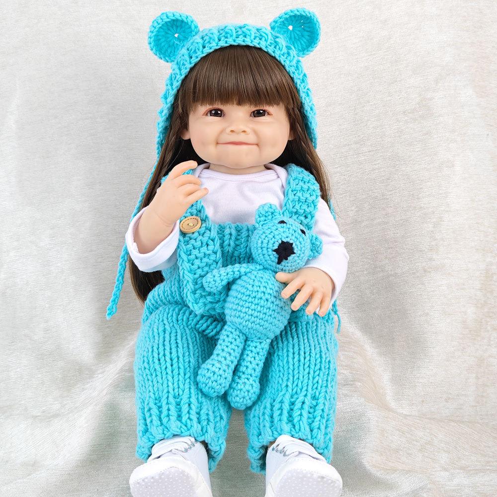 

Мягкий клей Кукла-малышка - Подарок для принцессы-наряжалки, Реборн милая девочка-кукла Full Set (Doll + Clothes)