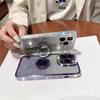 Goddess Rhinestone Glitter Case with Magnetic Ring for iPhone 13/14 Pro Max