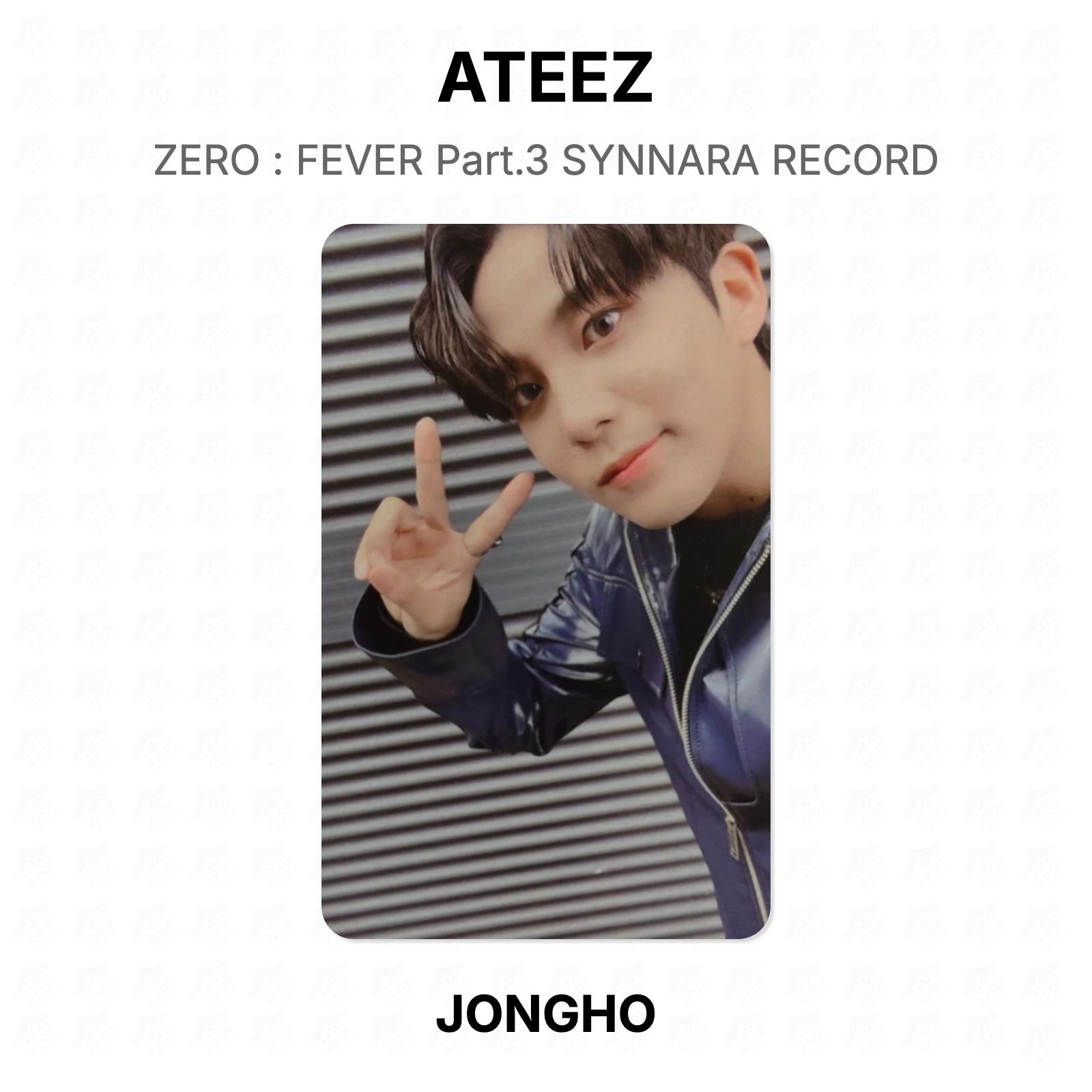 АТИЗ НОЛЬ : FEVER Часть 3 Официальная фотокарточка SYNNARA RECORD JONGHO