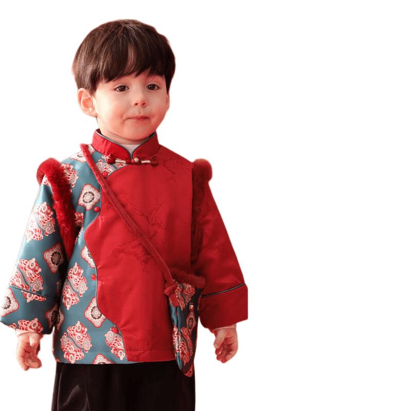 LUSON Baby Boys' New Chinese Style Padded Jacket