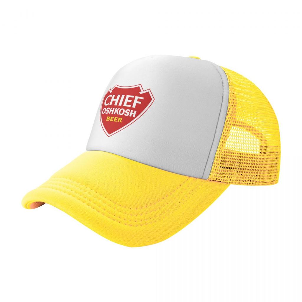 Chief Oshkosh 1970s Arrowhead Design Baseball Cap Cosplay Unique hats Visor Beach Bag For Men Womens
