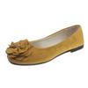 Fashion High Quality Women's Shoes Fashionable Flower Design Flat Shoes for Women Butterfly Knot Suede Single Shoes 43 Zapatos De Mujer