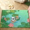 Cute M-Malteses Carpet Bathroom Anti-slip Mat Door Mat Home Decoration Mat Entrance Door Mat Scratch-resistant Door Mat