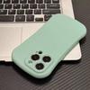 Custodia sottile in silicone da vita per telefono per Apple 17/16pro/15pro/14/13 - Colore solido, morbida e resistente, compatibile transfrontaliera