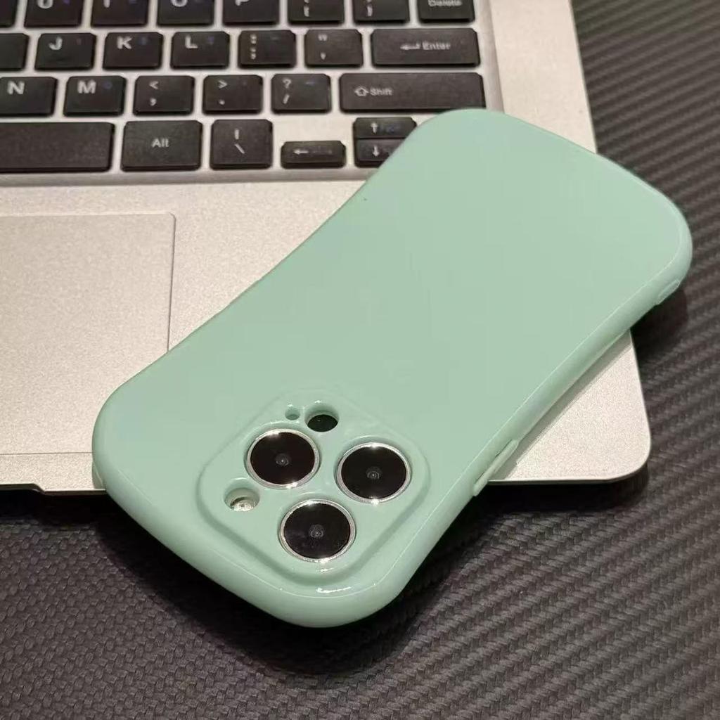 Custodia sottile in silicone da vita per telefono per Apple 17/16pro/15pro/14/13 - Colore solido, morbida e resistente, compatibile transfrontaliera