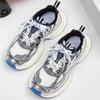 Paar Sportschuhe Dicke Sohle Mode Klassische Freizeitschuhe Verschleißfest Komfort Schnürschuhe Outdoor Laufschuhe für Herren Damen