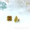 Minimalist 18K Gold Clover Bracelet Set Fashion Jewelry Women
