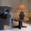 E27 Table Lamp Lampshade Linen Fabric Shell Japanese Zen Rattan Hand Woven Lamp Cover Wabi-Sabi Style Bedside Floor Lamp Shade