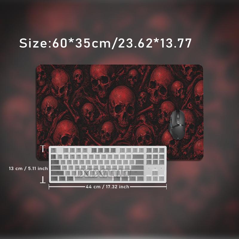 Dark Red Skull Horde Mouse Pad Gaming XL Custom Home Mousepad XXL Mechanical Keyboard Pad Carpet Natural Rubber Non-Slip