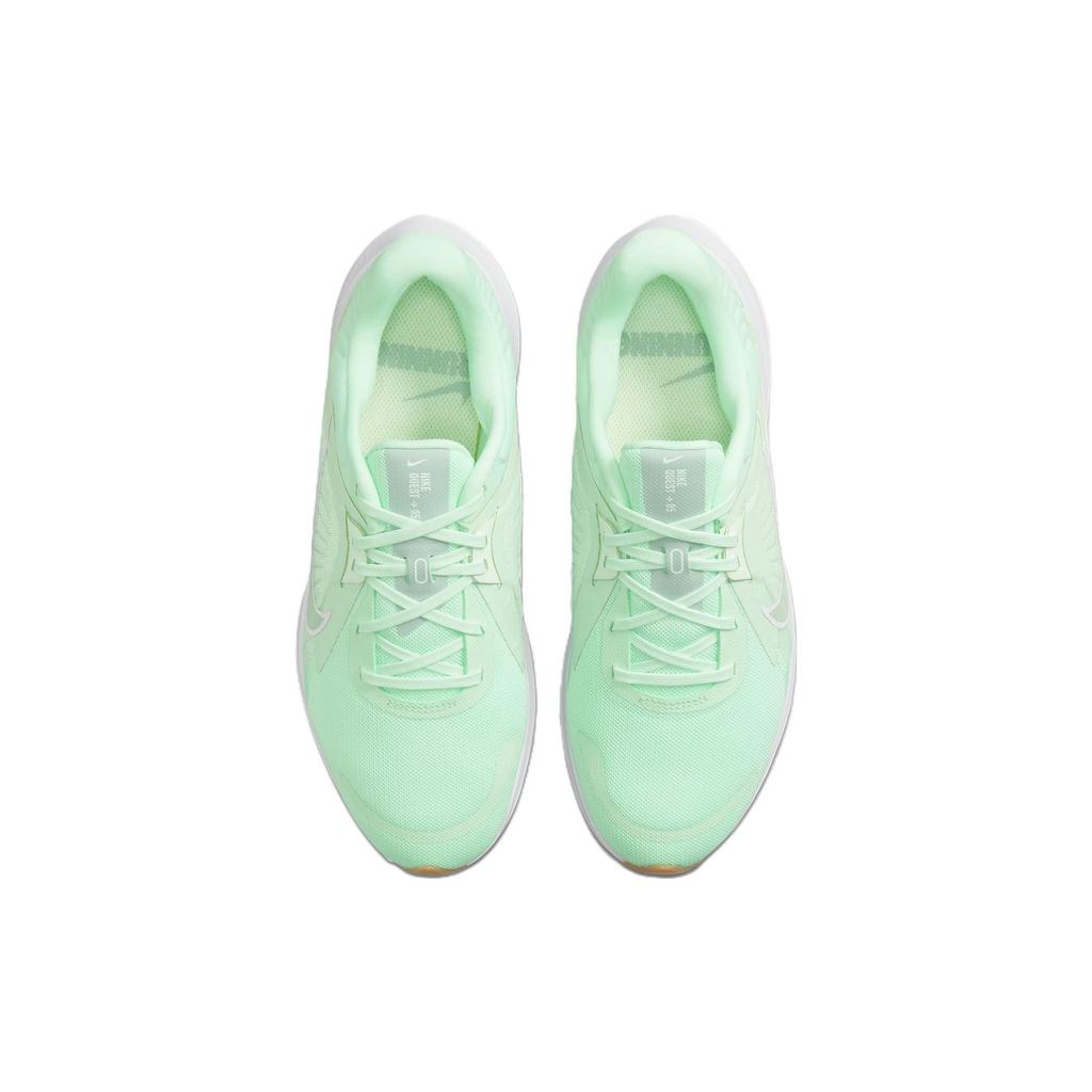 Nike Quest 5 Comfortable Fabric Shock Absorption Non-Slip Wear-Resistant Low-Top Casual Running Shoes Women Sneaker Mint-Green DD9291-300