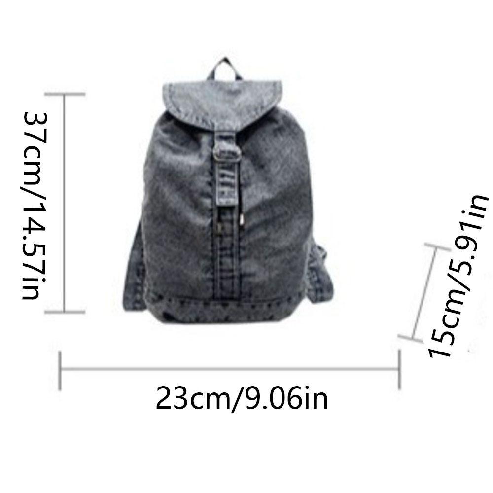 Vintage Cowboy Travel Back Packs Large Capacity Student Schoolbags Denim Backpack for Girls