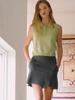 Elssibeui Wool Open Collar Knit Vest [3Colors]