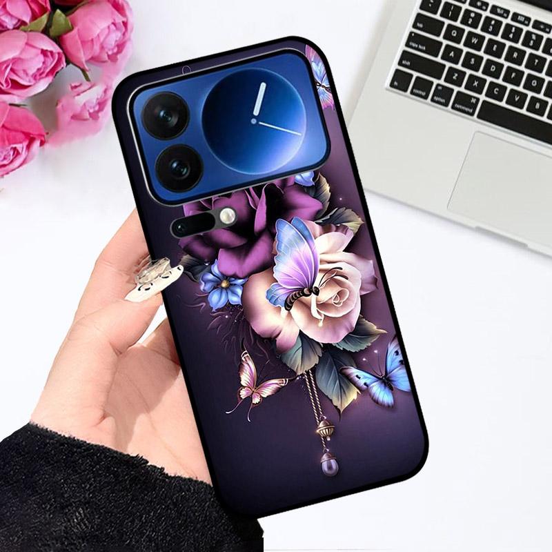 Silikonhülle für Xiaomi 17Pro/17 Pro Max Stoßfeste Handy-Rückseite Niedliche Bemalte Fundas für Xiaomi17 Pro Max Weiche TPU-Schale