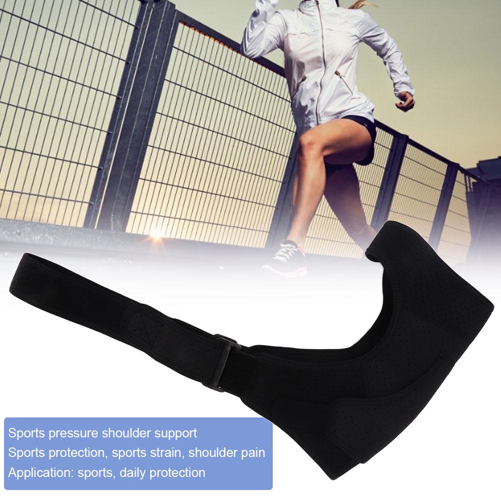 Adjustable Shoulder Brace Support with Pressure Pad Breathable Pain Relief Protection