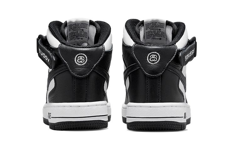 Nike Air Force 1 Mid Stussy Light Bone Black PS DN4158-002