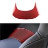 Red Real Carbon Fiber Rear Center Cover Trim For Chevrolet Corvette C7 2014-19