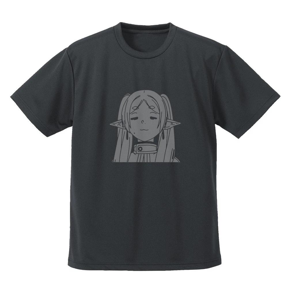 Frieren Beyond Journeys End Frieren Face Dry TShirt Gunmetal Japan New Pre M