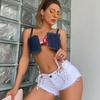 High Waist Plus Size Sexy Stretch Denim Shorts for Women