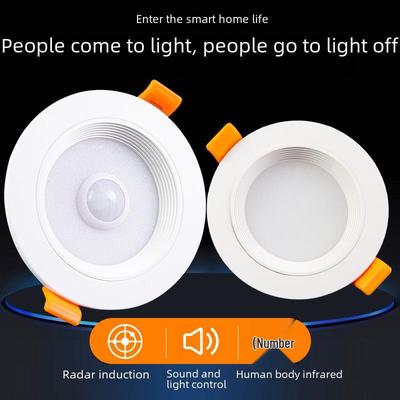 Infrarot Schallgesteuertes LED-Downlight für Hotelkorridore
