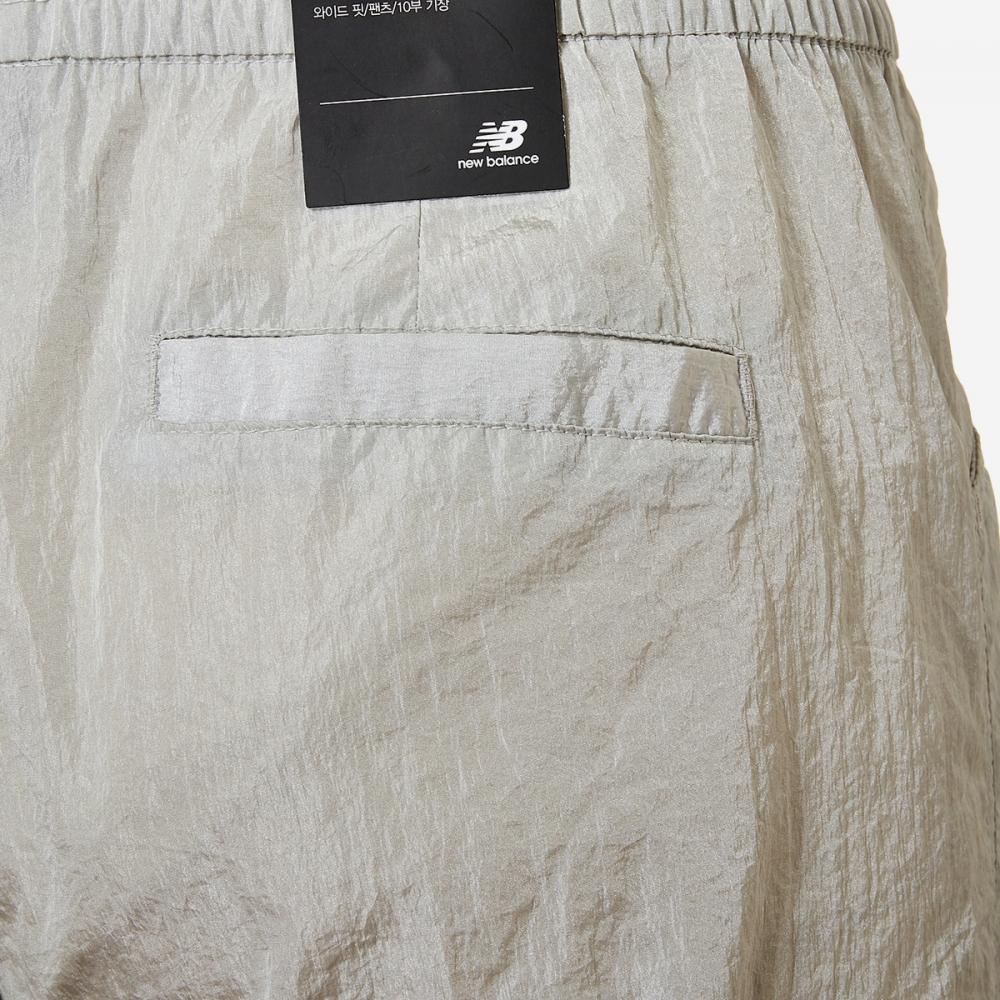 New Balance Damen Leichte Webware Weite Cargohose Nbnte2w402   91  Silber