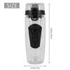 1000ml/32oz Fruit Infusing Infuser Water Bottle Sports Healthp 2025