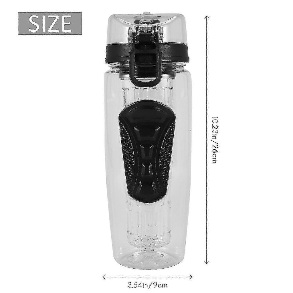 1000ml/32oz Fruit Infusing Infuser Water Bottle Sports Healthp 2025