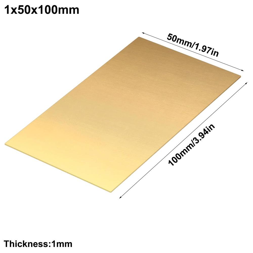 0.5mm 0.8mm 1mm Brass Plate Sheet Copper Cutting CNC Frame New Contruction Brass Pad