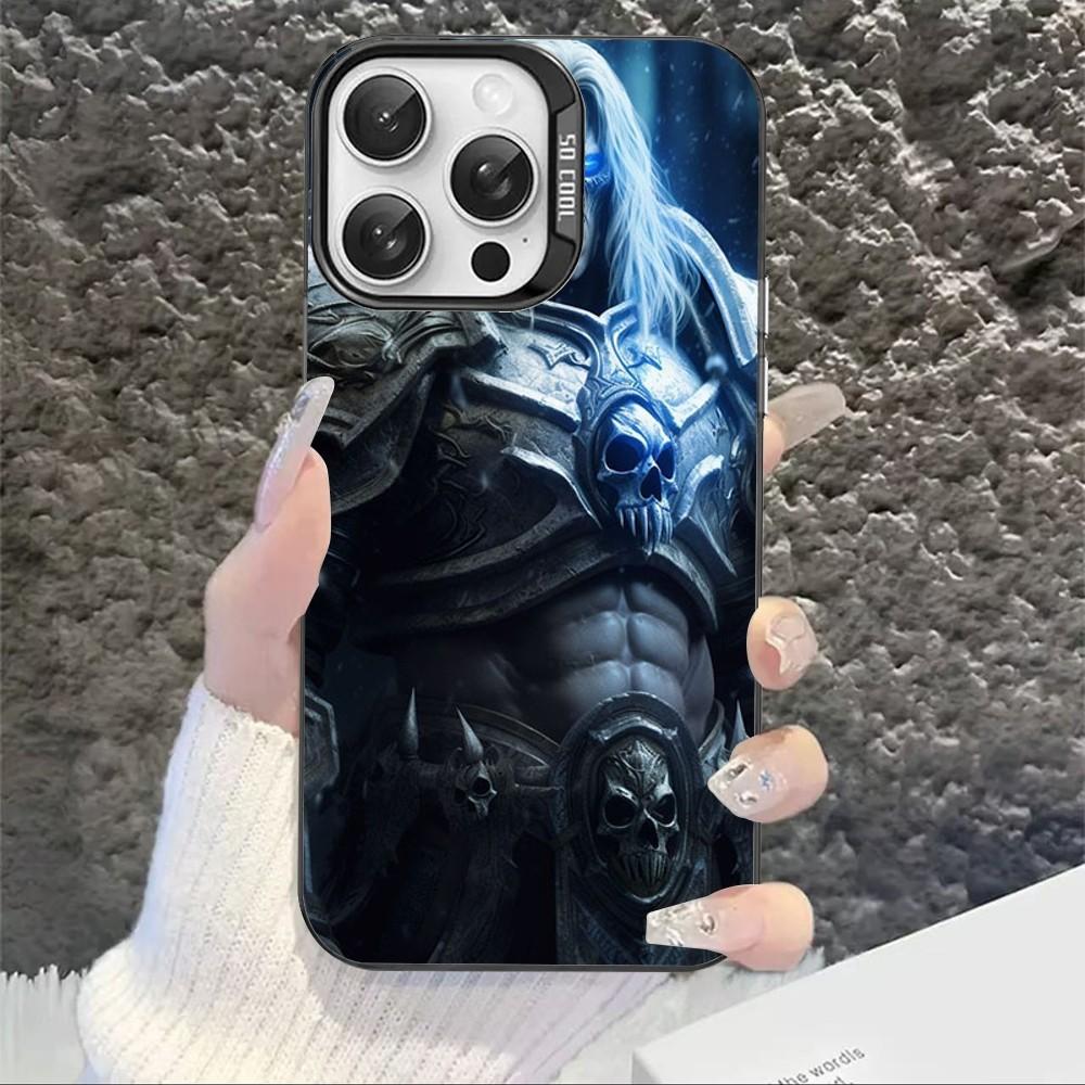 W-World Of W-Warcraft Phone Case For IPhone 16 15 14 13 12 11 Pro Max X XR XSMAX 8 7 Plus Matte Shockproof Back Cover