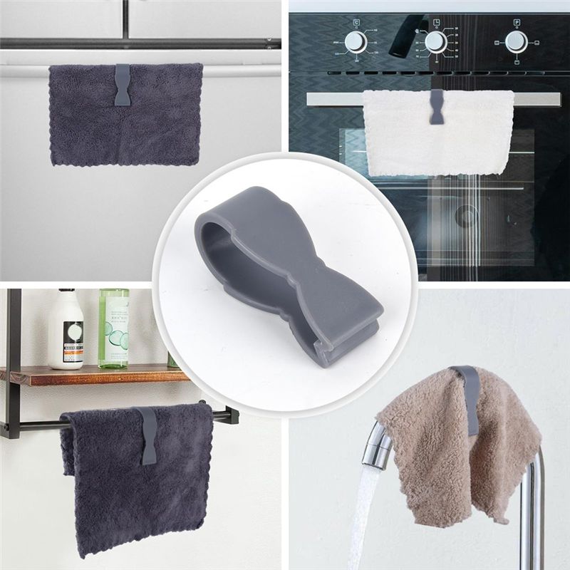 BAAJ-16PCS Towel Clips For Kitchen Keeps Towel From Falling Stove Towel Clip Dishwasher Towel Clip Stove Towel Clip