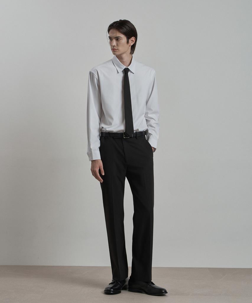 WORK ON BODY OFF Purus Regular Fit Dress Shirt [White]