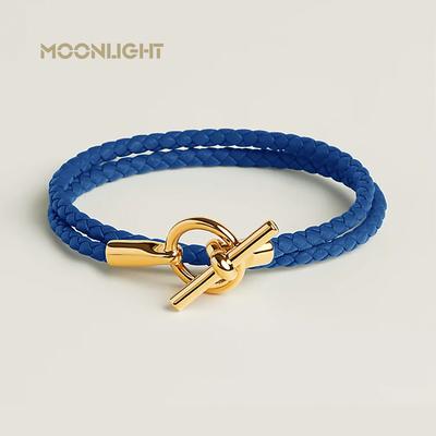 Bracelets Classiques en Cuir Double Couche pour Femme Bracelet de Haute Qualité Mode Bijoux pour Couple Cadeaux 11 Couleurs Vente en Gros