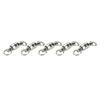 30PCS TwoWay Bearing Rotation Ring Dual Ball Fishing Connector Fishing Swivel  Fishing Accessories