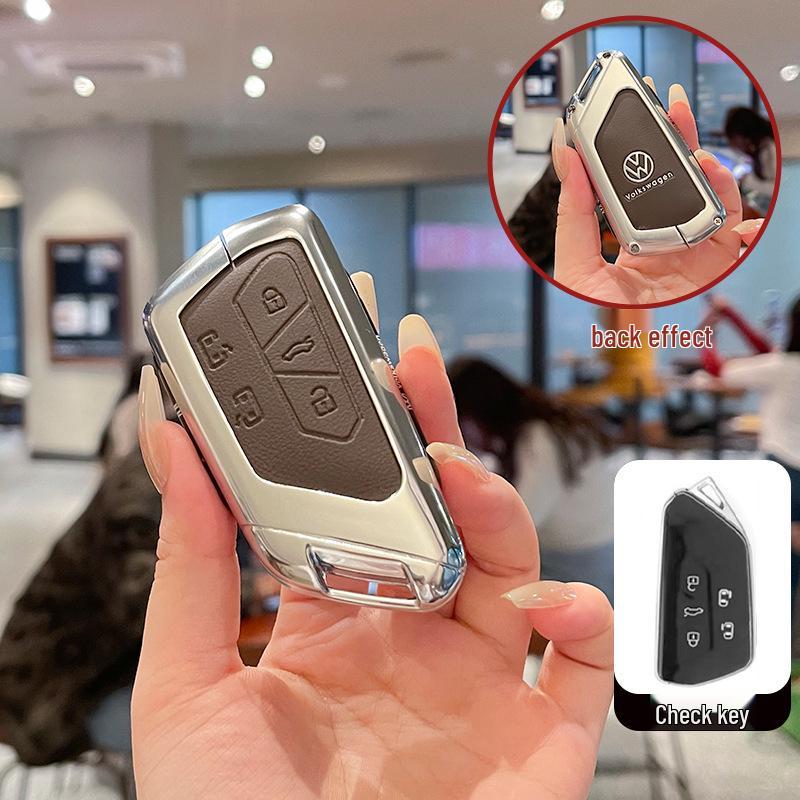 Compatible Key Case for Volkswagen Golf 8, ID4, Lingdu, Lanxun, ID3, Tiguan L, Passat Pro, and Touareg.