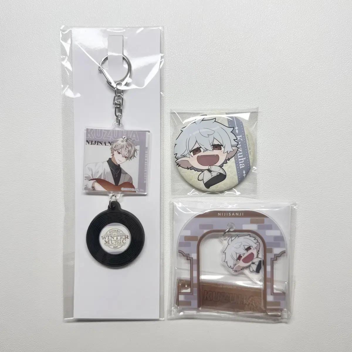 

Niji Sanji Kuzuha Maneki-neko Acrylic Cheki Puppet Papé Nendo Sister Figure