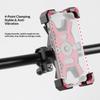 BENGGUO 4-Claw Bicycle Phone Mount 360 Degree Rotation Shockproof Motorcycle Cell Phone Bracket