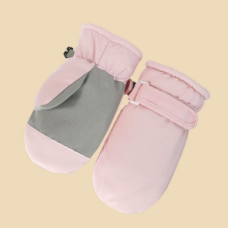 Winter Snow Gloves Waterproof Kids Ski Gloves Anti-skid Children Mittens Thermal Gloves for Outdoor Cycling Traveling