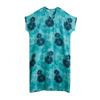 Kurzarm Übergröße Baumwolle Vintage Punkt Neu in Kleider für Frauen lässig locker Maxi lang Sommerkleid
