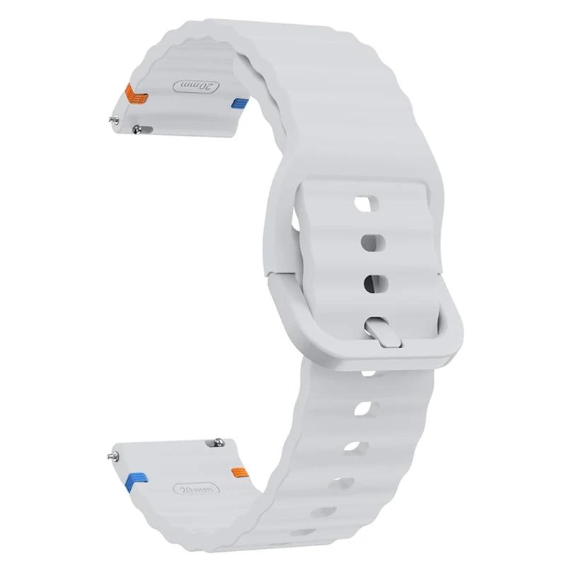 22mm 20mm Silikonarmband für Samsung Galaxy Watch 7 6 5 4 44mm 40mm 6 Classic Active 2 Sportarmband für Huawei Gt Uhrenarmband