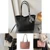 Stylish Minimalist Shoulder Tote Bag For Women With Large Capacity In Black White Brown Pink And Khaki For Everyday Use