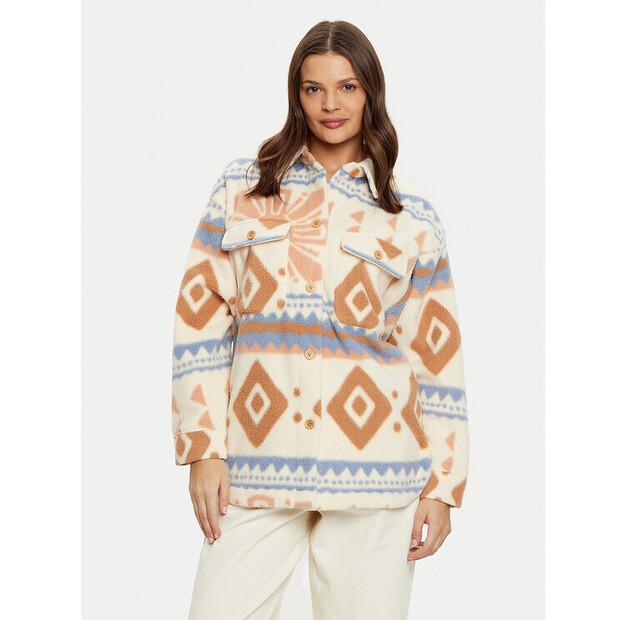 

Демисезонная куртка Roxy Morning Crush ERJPF03179 бежевого цвета, свободного кроя S