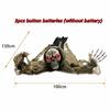 Bald Head Halloween Crawling Ghost Electric Climbing Zombie Figure  Haunted House Prop