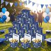 Graduation Cap Candy Boxes Set 15 Pieces Graduation Party Favor Boxes with Tassel and Printed Graduate Design for Celebration Events