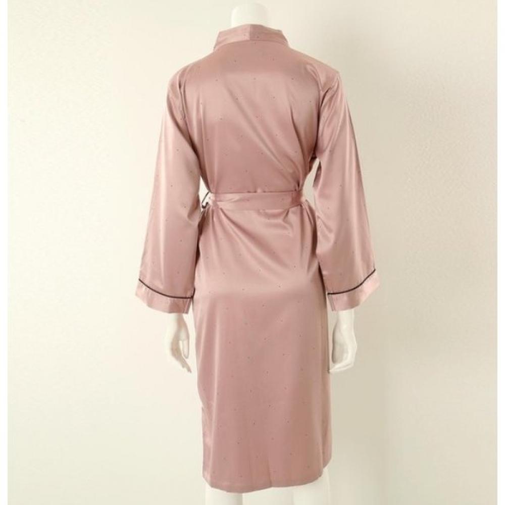 Venus Vestaglia con Pois di Seta Gown Vgn4470a