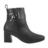 Lotus Shoes Womens/Ladies Adelaide Leather Block Heel Ankle Boots