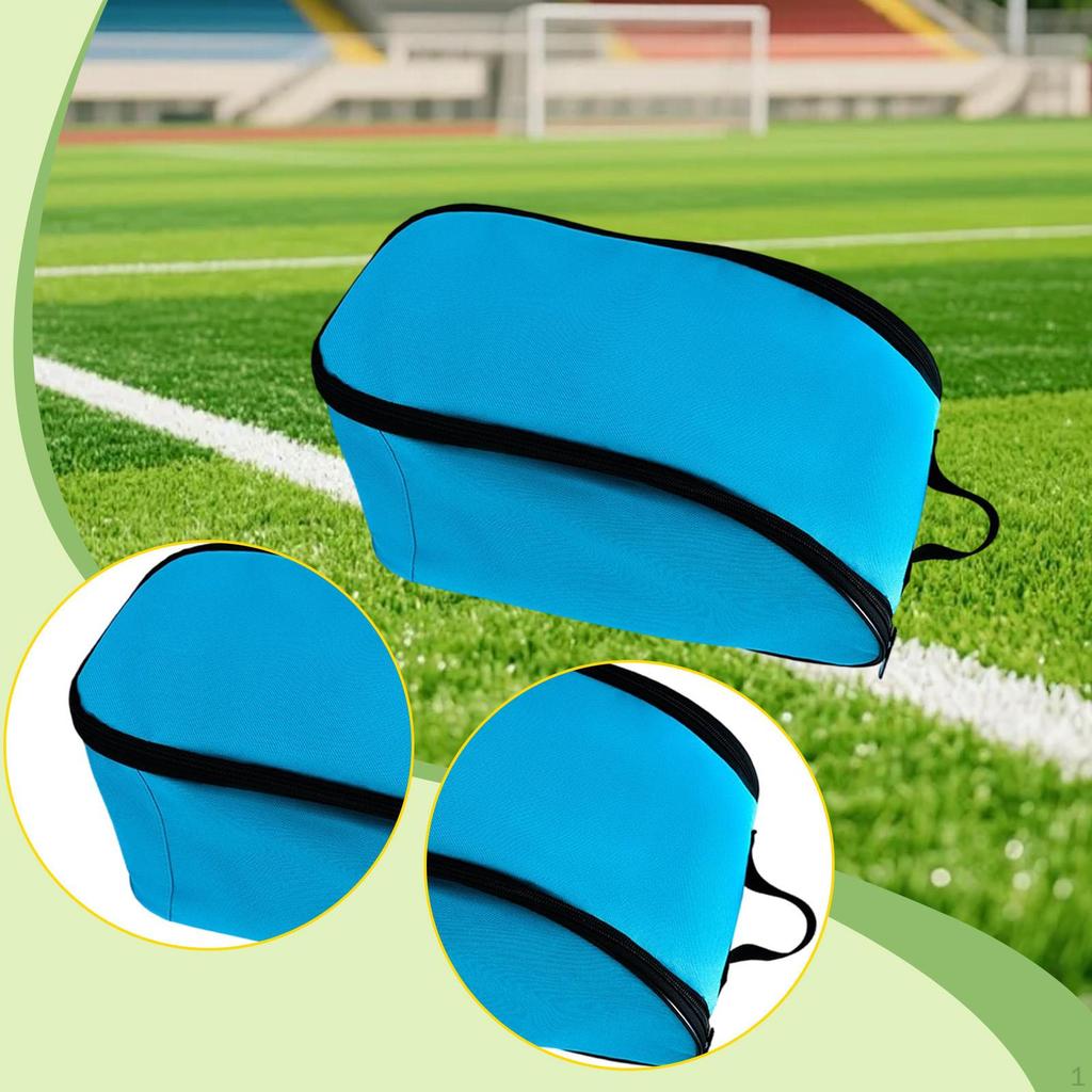 Soccer Shoe Bag for Travel Breathable Portable Carrier,Oxford Cloth Shoes Organizer Pouch