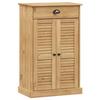VidaXL Armoire à chaussures VIGO 60x35x96 cm bois massif de pin 353166