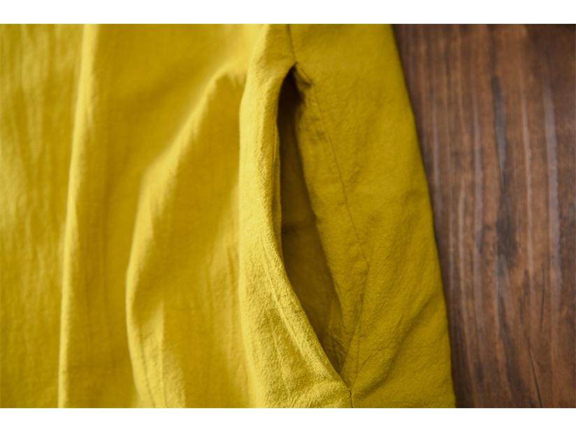 Winter Retro Chinese Cotton-Linen Women’s Coat - Solid Color, Stand Collar, Frog Button, Thickened Warm Jacket