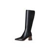 Fashion Zipper Women 'S High Boots Leather Elegant Thigh High Boots Female Fashion Party Shoes Autumn Winter Designer