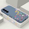 Miękkie etui TPU dla Samsunga Galaxy S24 S23 S25 FE S25 S22 Ultra A17 A56 A16 A55 A25 A15 A36 A35 A54 5G Pokrowiec ze wzorem małych kwiatków